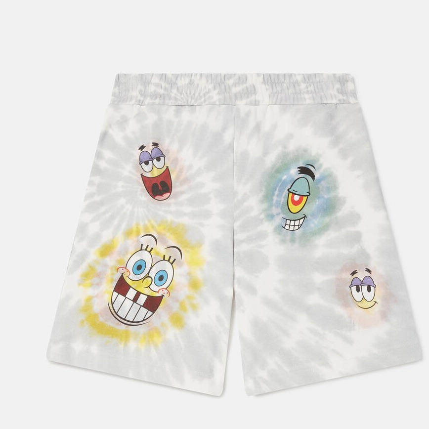Nwot* Stella Mccartney Kids Spongebob Graphic Tie-Dye Shorts 6 Year